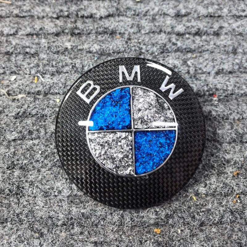 Carbon fiber car emblem